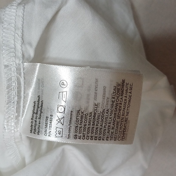 H&M White Button Down Shirt - Picture 4 of 5